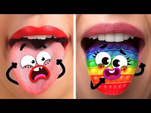 Pop It Doodles VS Ordinary Doodles! Everything Around Us Is Alive! - #Doodland 779