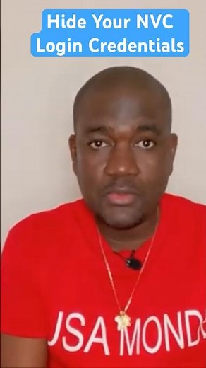 Case number & invoice ID | Hide them #immigration #usa #uscis #nvc