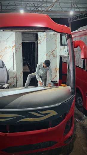 new bus manufacturing bus make processs build by thebus making #thebusmaking #youtubeshorts