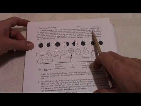 Lunar Phases worksheet