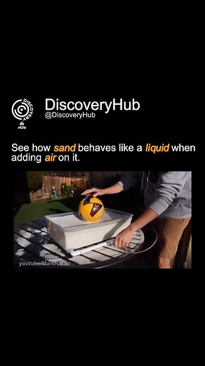 771K views · 8.6K reactions | Fluidized sand is created when air or...