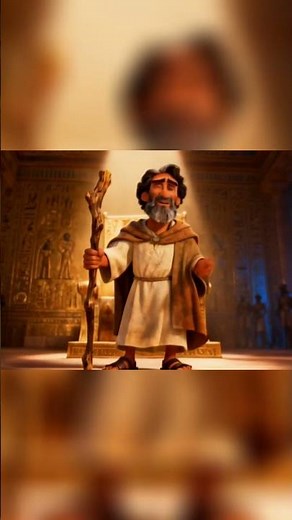 Moses & Aaron Confront Pharaoh: God's Power Unleashed! #shorts
