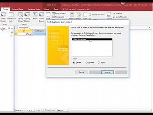 Checking for Duplicate Records with Queries In Access