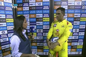 M12: KXIP vs CSK – MS Dhoni Interview | IPLT20