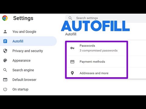 How to setup Google Chrome Autofill - Edit or Remove Autofill Information from browser pc laptop