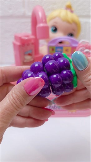 Baby Alive Lil Snacks 🍇ASMR satisfying video #babyalive #asmr #nostalgia #shorts