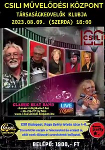 ZENÉS-TÁNCOS CLASSIC BEAT BAND BULI A CSILIBEN 2 (HA ITT LENNÉL VELEM)