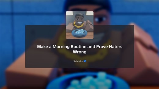 Make a Morning Routine and Prove Haters Wrong codes