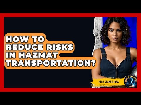 How To Reduce Risks In Hazmat Transportation? - High Stakes Jobs