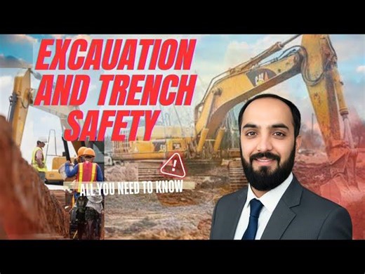 excavation and trenching safety | do s and don ts every worker must know | Muhammad Zeeshan, CSP, ASP, CertIOSH