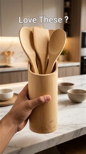 Multipurpose Wooden Kitchen Utensils #kitchen
