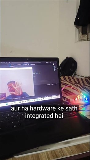 Virtual Hand-LED Control Using Arduino | Gesture Control Project for code comment