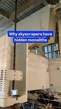 Here's why some tall buildings have hidden monoliths at the top. #skyscraper #architecture