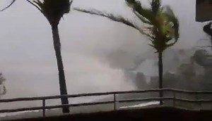 Unbelievable watching and hearing the winds of Tropical Cyclone Debbie affecting Hamilton Island in the Whitsundays. | ABC Sydney