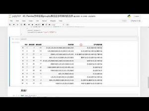 Pandas 教程 | Pandas怎样实现groupby分组后字符串列的合并