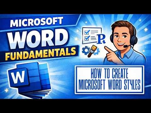 How to Create Styles in Microsoft Word | Microsoft Word Fundamentals