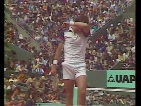 French Open 1980 2R - Jimmy Connors v Jean Francois Caujolle