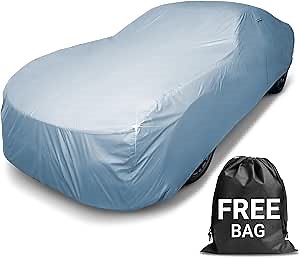iCarCover 100-Layer Car Cover Waterproof All Weather, Premium Quality Car Covers for Automobiles, UV Protection, BMW Z3, Z4, Chrysler Crossfire, Pontiac Solstice, Miata MX-5, Size C20 (See Size Chart)