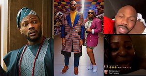 Actor, Daniel Etim-Effiong's wife gives hilarious response after he asked her for permission to 'share' him with other women (video) - YabaLeftOnline