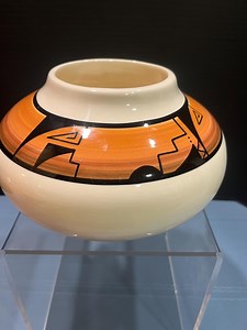 Vintage Ute Mountain Native American Pottery Jar or Seed Pot -signed on Bottom by Artist - Towson, Colorado - Etsy