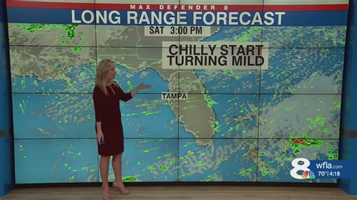 Turning chilly tonight, Rebecca's forecast for Thanksgiving night