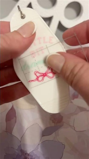 Making a keychain that calls me out personally!! 💅 @Cricut #diy #cricut #cricutmade