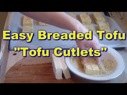 Tofu Cutlets - Easy Breaded Tofu Recipe