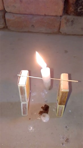 candle and science #experiment #tiktok #scienceproject
