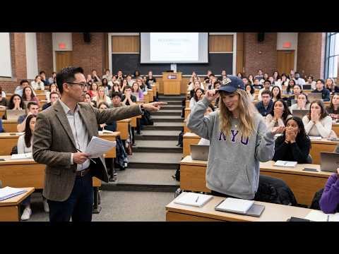 You seem disinterested, come demonstrate" — professor had NO IDEA he just called out TAYLOR SWIFT
