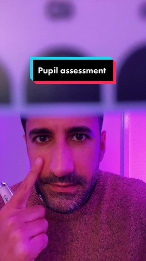 Pupil Assessment Eye Exam with Light Triggers ASMR