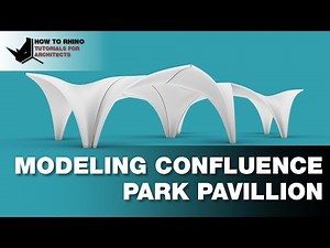 Rhino Architecture Modeling Confluence Park Pavilion