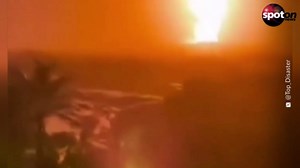 Mud volcano causes gigantic fireball