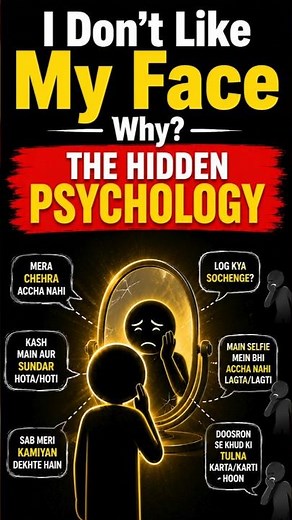I Don't Like My Face | The Hidden Psychology Behind Self-Doubt