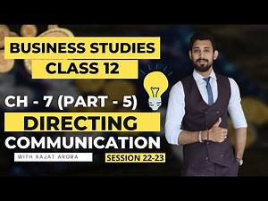 Directing | Class 12 | Business studies | Part 5