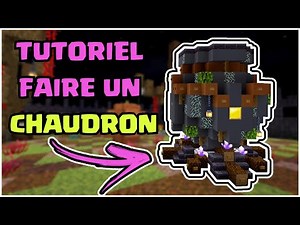 HOW TO MAKE A CAULDRON IN MINECRAFT?