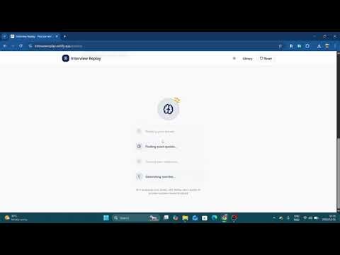 Interview Replay – AI Interview Coach with Receipts | Hackathon Demo