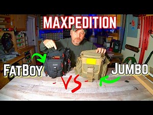 Maxpedition Jumbo vs FatBoy EDC bags