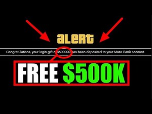 How to get $500,000 for FREE in GTA 5 online