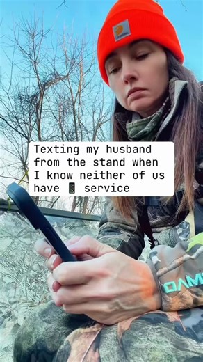He can just read it later 😆 #womenwhohunt #coupleswhohunt #backwoods #deerstand #deerseason #whitetailhunting | How I Carry