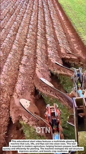 Powerful Multi-Blade Plow – Transforming Soil with Precision and Speed