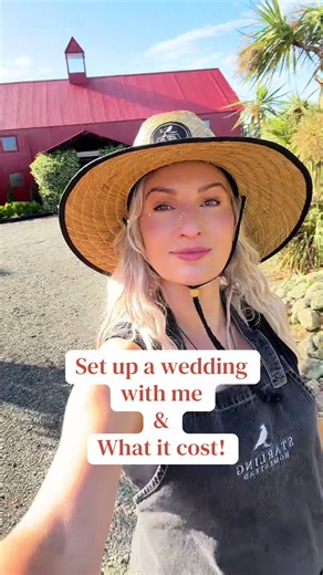 Beautiful Country Wedding Setup on Our Farm