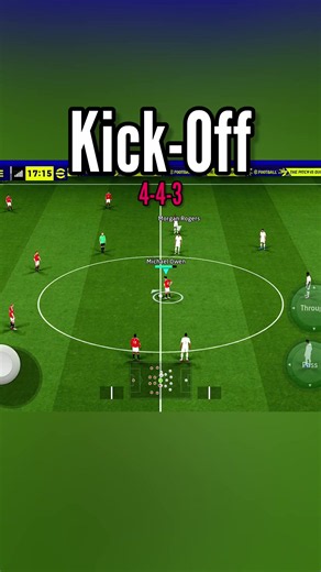 How to Score from Kick-Off with 4-3-3 🔥 #efootball #efootball2027 #gdgefootball