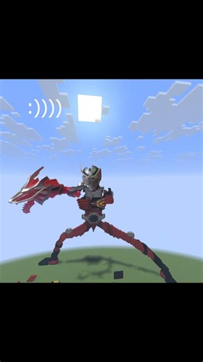 I Build Ryuki in Minecraft Part 2 #gaming #minecraft #kamenrider #short #youtube