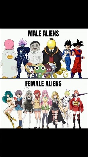 👽 Male aliens: Powerful and unpredictable.💖 Female aliens: Cute, charming, and unforgettable.