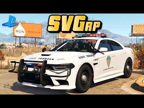 🚨 COP PATROL in a PS5 GTA Roleplay Server | SVG RP | Best Console Roleplay Server (GTA Online)