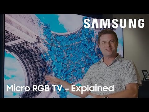 Micro RGB TV – Explained | Samsung