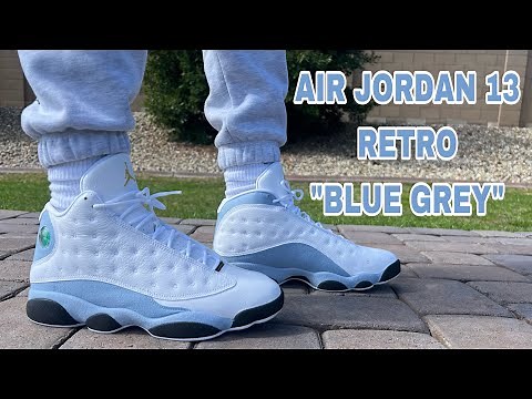 AIR JORDAN 13 RETRO "BLUE GREY" 2024! REVIEW & ON FEET PERFECT WINTER SNEAKER!