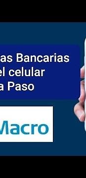 Transferencias Bancarias desde la aplicación de Macro o Home Banking