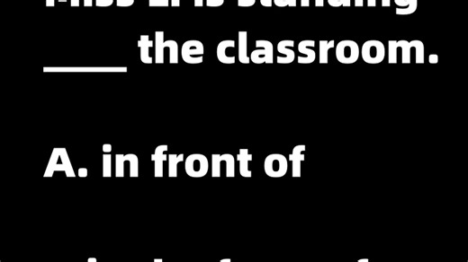 【英语必备】in front of和in the front of傻傻分不清楚？