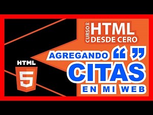 Creando Citas (blockquote, q, cite) 🔖 | Curso de HTML | Aprende Más